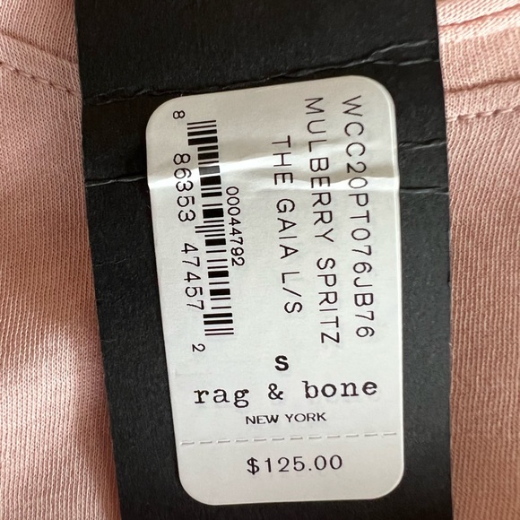 NWT rag and bone long sleeve shirt - Picture 3 of 5
